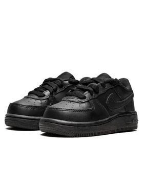 Nike Air Force 1 Low Rise Triple Black Sneakers Shoes
